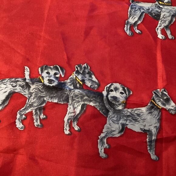 Sercouset dog scarf, silk with rolled edges - Picture 3 of 8